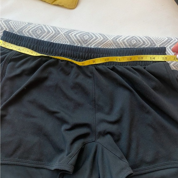 Adidas black & light pink 3-Stripes athletic shorts size medium - Picture 2 of 4